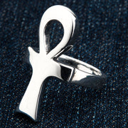Ankh Sterling Silver Ring