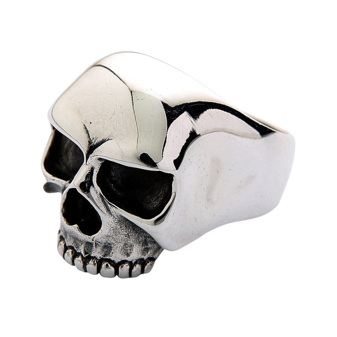 Silber Totenkopf Anhänger Keith Richards ohne Kiefer mit oxidierten  Texturen - .de