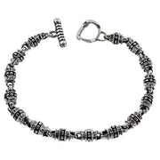 roller sterling silver bracelet