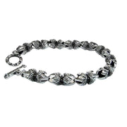 sterling silver claw bracelet